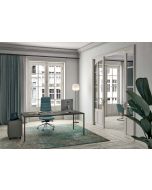 Design-Schreibtisch Six Metall