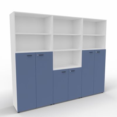 Büroschrank Armadi LT 258 5OH mit Flügeltüren und Regalfächern
