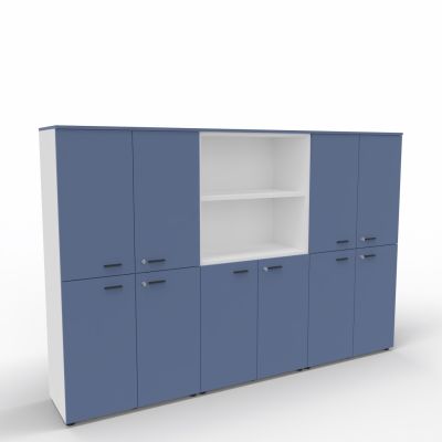 Büroschrank Armadi LT 258 4OH mit Flügeltüren und einem Regalfach