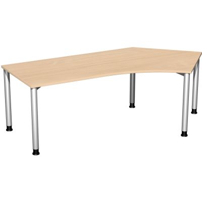 Schreibtisch 4 Fuß Flex, 135° abgewinkelt
