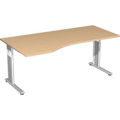 Schreibtisch C Fuß Flex, PC-Form