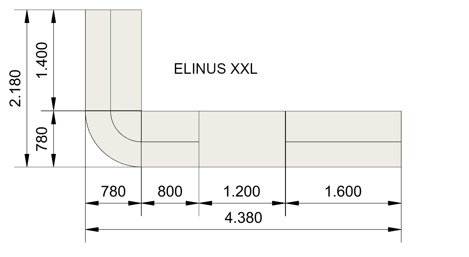 Skizze Elinus XXL