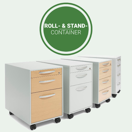 Rollcontainer und Standcontainer